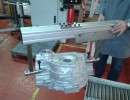 Manipulateur industriel équilibré pour pièces de fonderie par pince mécanique, Quick Lift Rail 125i